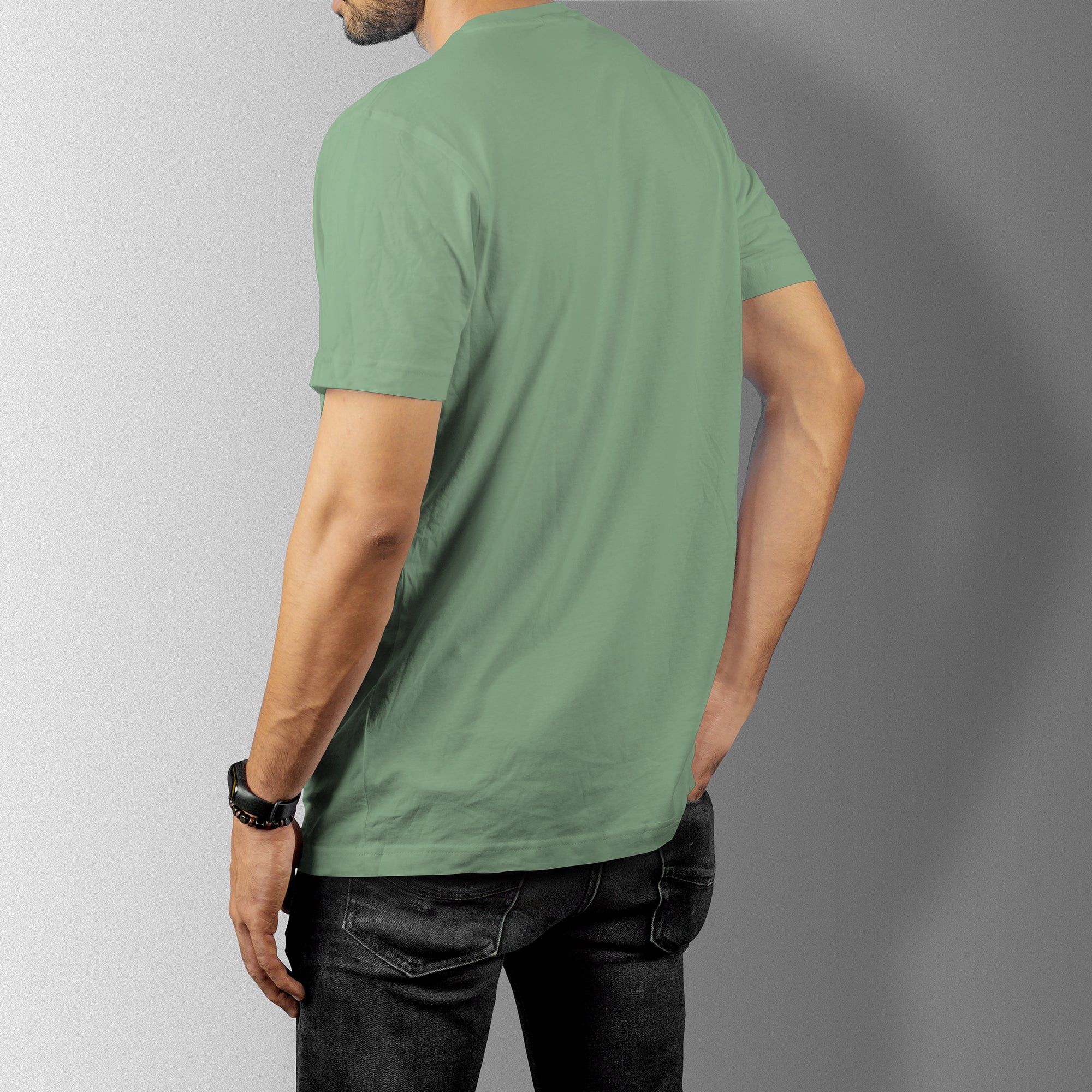 Basil Essential Round Neck Short Sleeve T-Shirt (Casual/Sports)